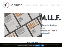 Tablet Screenshot of gazduna.com